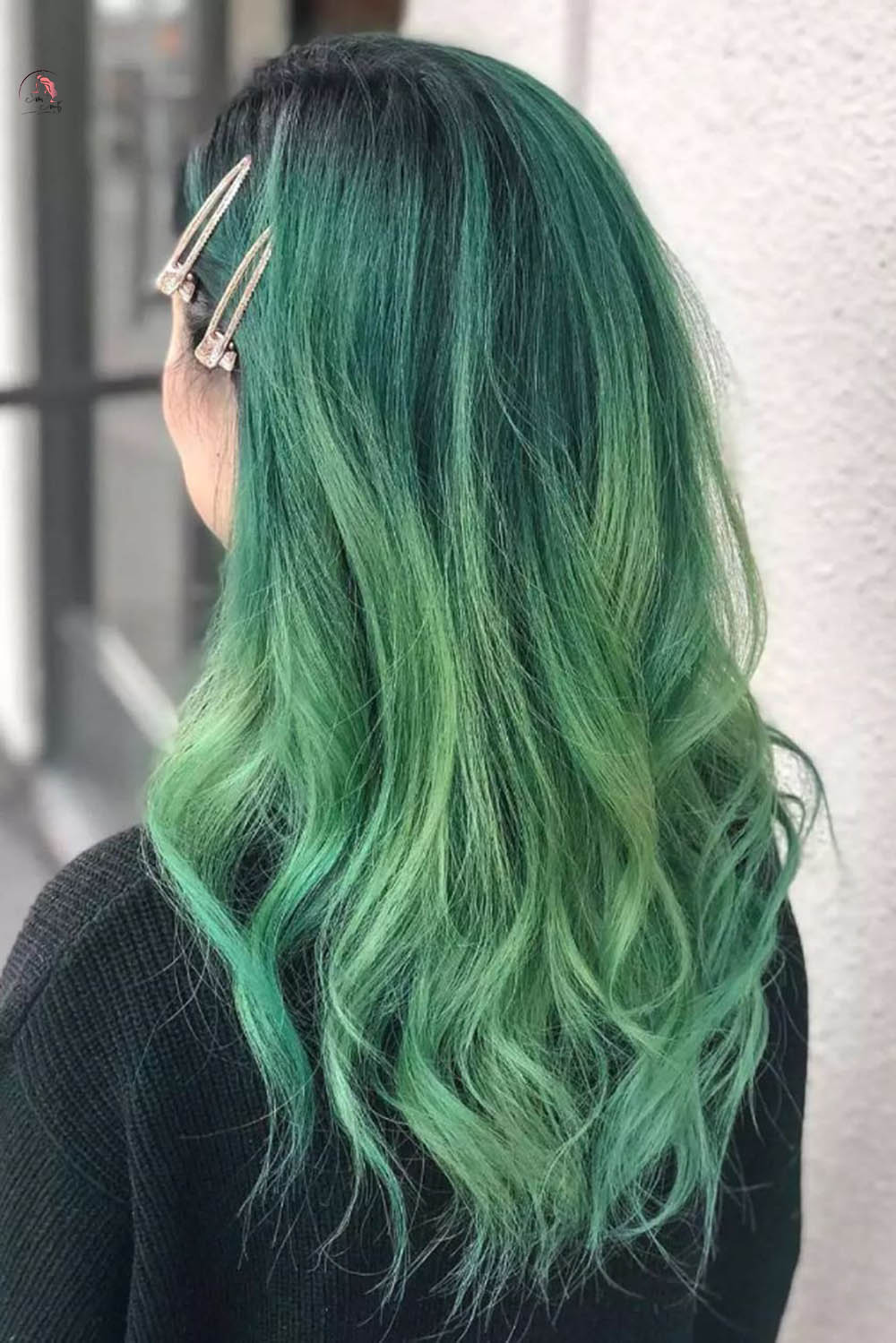 Công thức nhuộm tóc màu xanh rêu lên màu đẹp • Andora